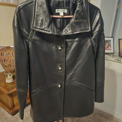 Coldwater Creek Leather Women's Jacket Size 6