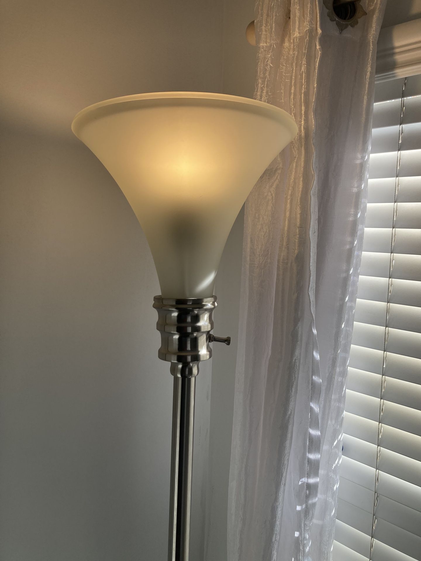 Floor Lamp Stainless Steel 70”