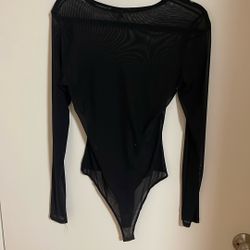 Black Sheer Bodysuit 