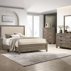 4 Pc Queen Bedroom Set( 100 Day Same As Cash Option)