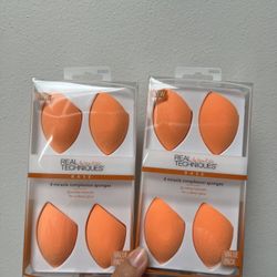 2 Real Techniques Miracle Sponges for foundation brush contour highlight NIB