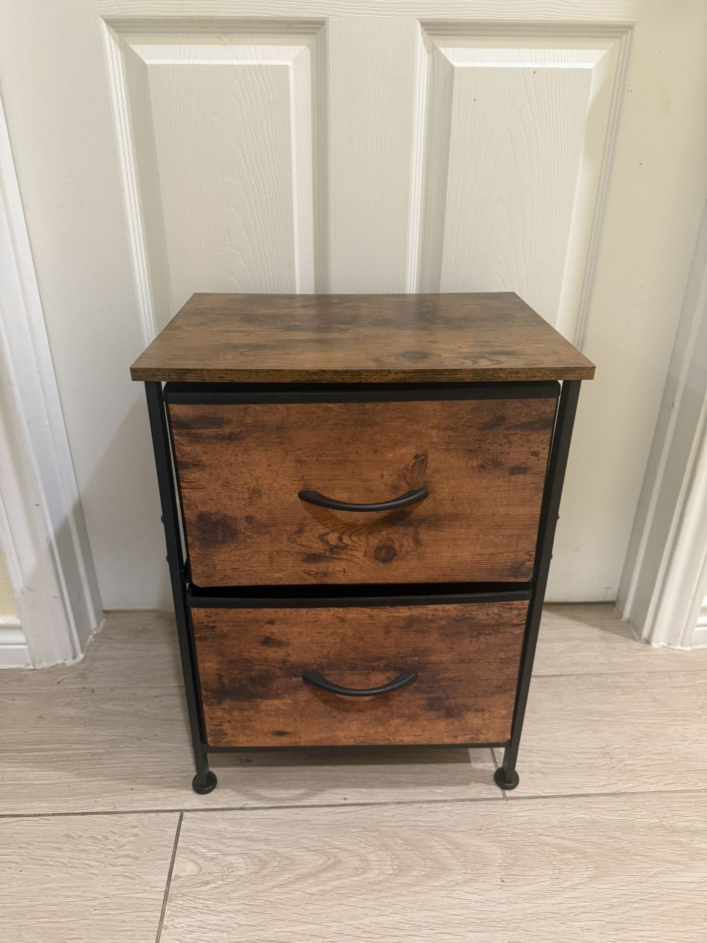 Night Stand Rustic Brown