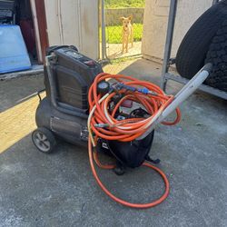 Portable electric air compressor 8 gal husky