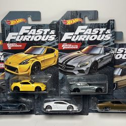 2020 Hot Wheels - FAST AND FURIOS (Walmart Exclusive) Complete Set of 5