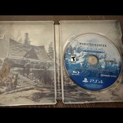 Steelbook PS4 Monster Hunter Iceborne