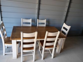Danube Oak Extension Dining Set  ( Free Delivery If Needed)
