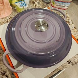 Le Creuset Signature Braiser 3.5 qt Bluebell Purple
