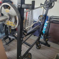 Weight Bench With Golds Gym Vintage Weights 