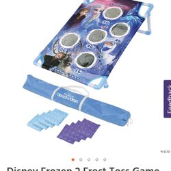Girls Frozen Disney Outdoor Beanbag Game 