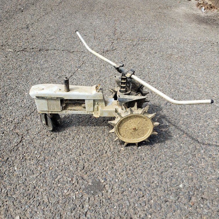 Vintage Craftsman Walking Traveling Metal Tractor Lawn Sprinkler