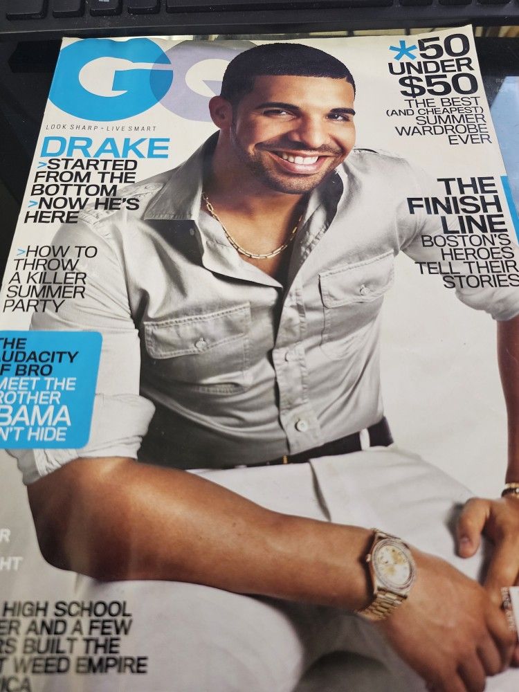2013 JULY GQ MAGAZINE - DRAKE COVER