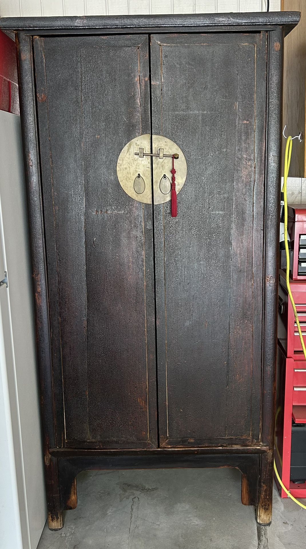 Chinese Cabinet / Armoir With Great Patina