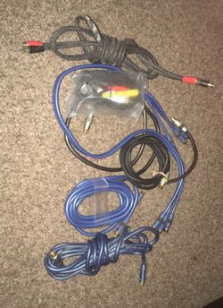 Monster cable and Acoustic research pro svideo and audio cables lot