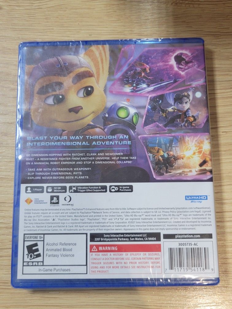 Ratchet and Clank Rift Apart for Playstation 5 for Sale in Duncan