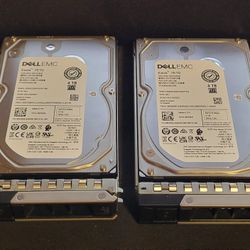 2x 4TB Dell EMC Hard Drives