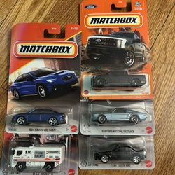 MATCHBOX Mattel cars
