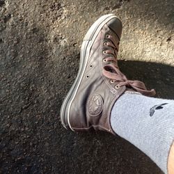 All Leather Converse