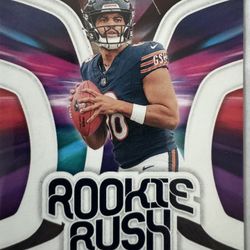Caleb Williams 2024 Rookies and Stars Rookie Rush #RR-CWS Chicago Bears
