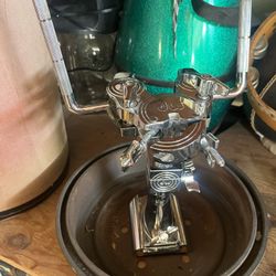 DW Chrome Double Tom Holder And Mount NEW