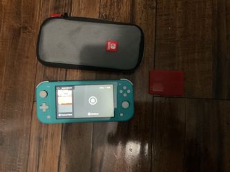 Nintendo switch lite with case