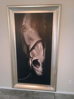 Horse painting 7 Foot by 4 Foot