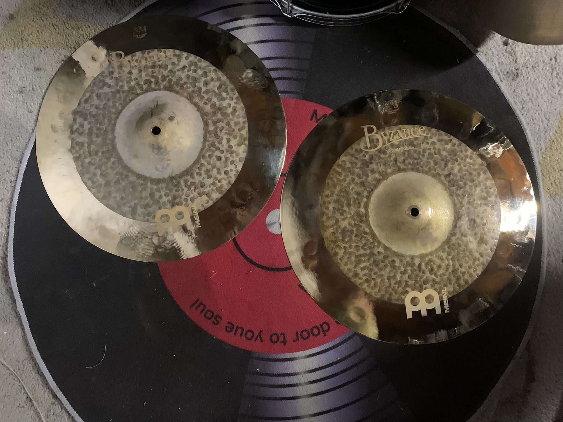 Meinl Byzance Series 15” Duel Hi Hat Drum Cymbals BRAND NEW Retails for $659