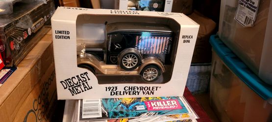 1923  Chevrolet  Delivery Van  bank Die-cast metal