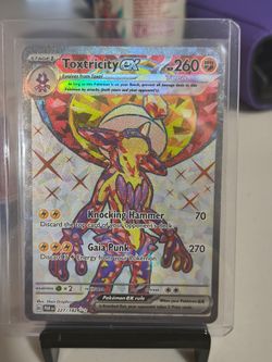 Toxtricity ex Pokémon Card 227/182 Paradox Rift
