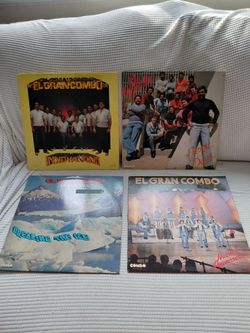 El Gran Combo vinyls lot of 4 Innovations, Breaking the Ice, Happy Days, Guestrooms Anibersario