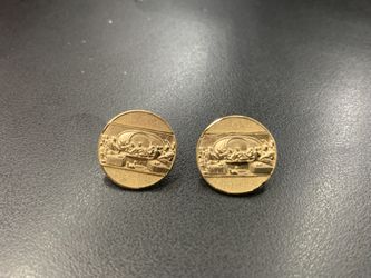 Last Supper Gold Earrings