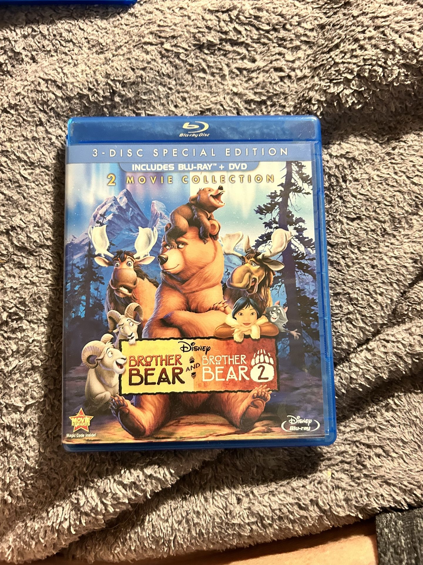 Brother Bear & Brother Bear 2 Blu-Ray & DVD