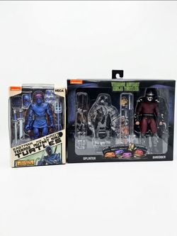 Neca Shredder and Ultimate Foot ninja