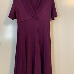 Jones Wear Dress, Women Purple Sweater Dress .