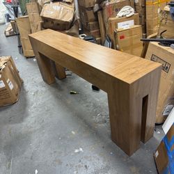 Extra Long S ofa Console Ta ble for Entryway 79-Inch,