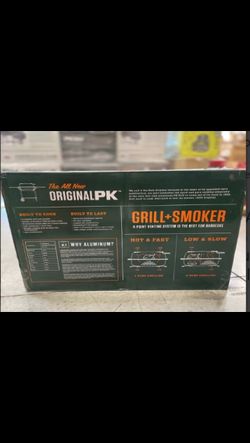 PK Grills PK300 Aaron Franklin Cast Aluminum Portable Charcoal Grill in Black Coal PK300-AF