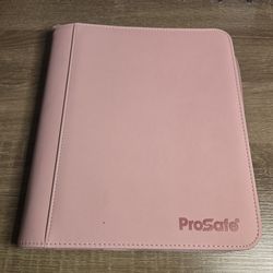 4 Pocket Top Loader Binder - Pink