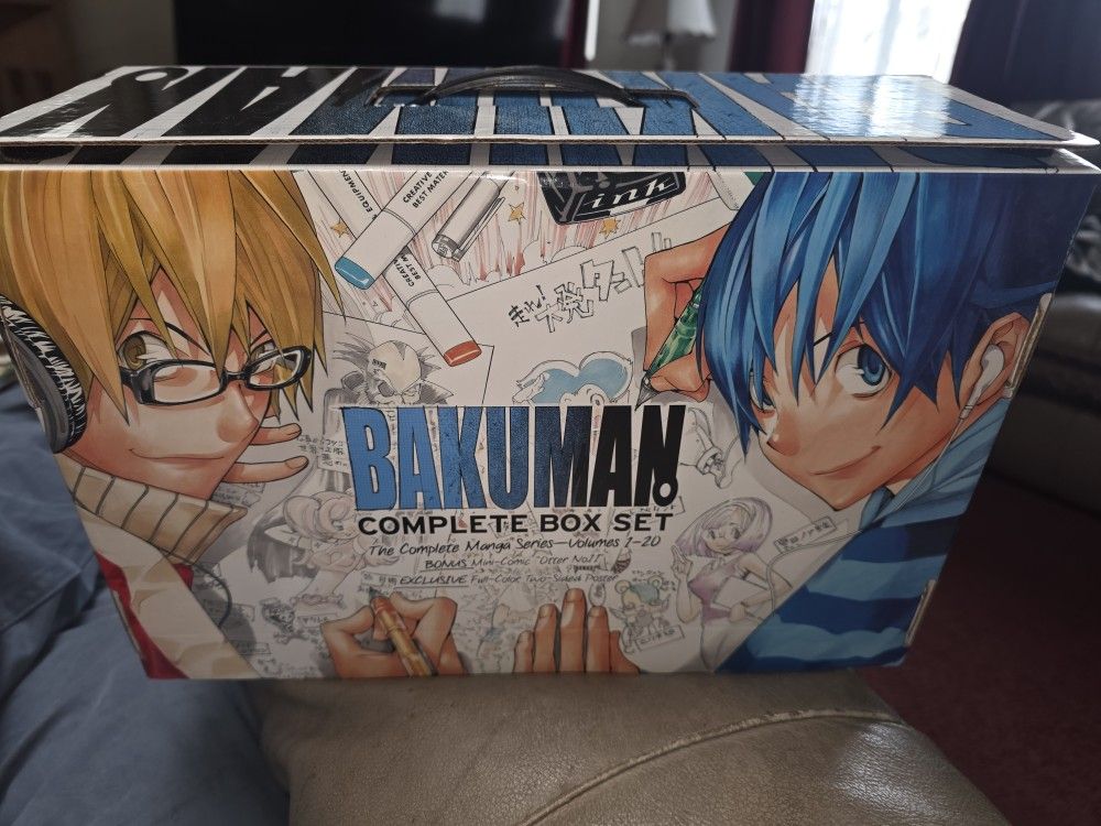 Bakuman Box Set Complete Vol 1-20 English Manga Books - Poster/ Comic Included