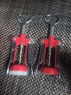 Wine Cork Openers (2) Red