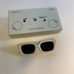 Off-White Squared White Sunglasses