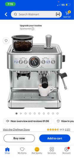 Chefman espresso machine