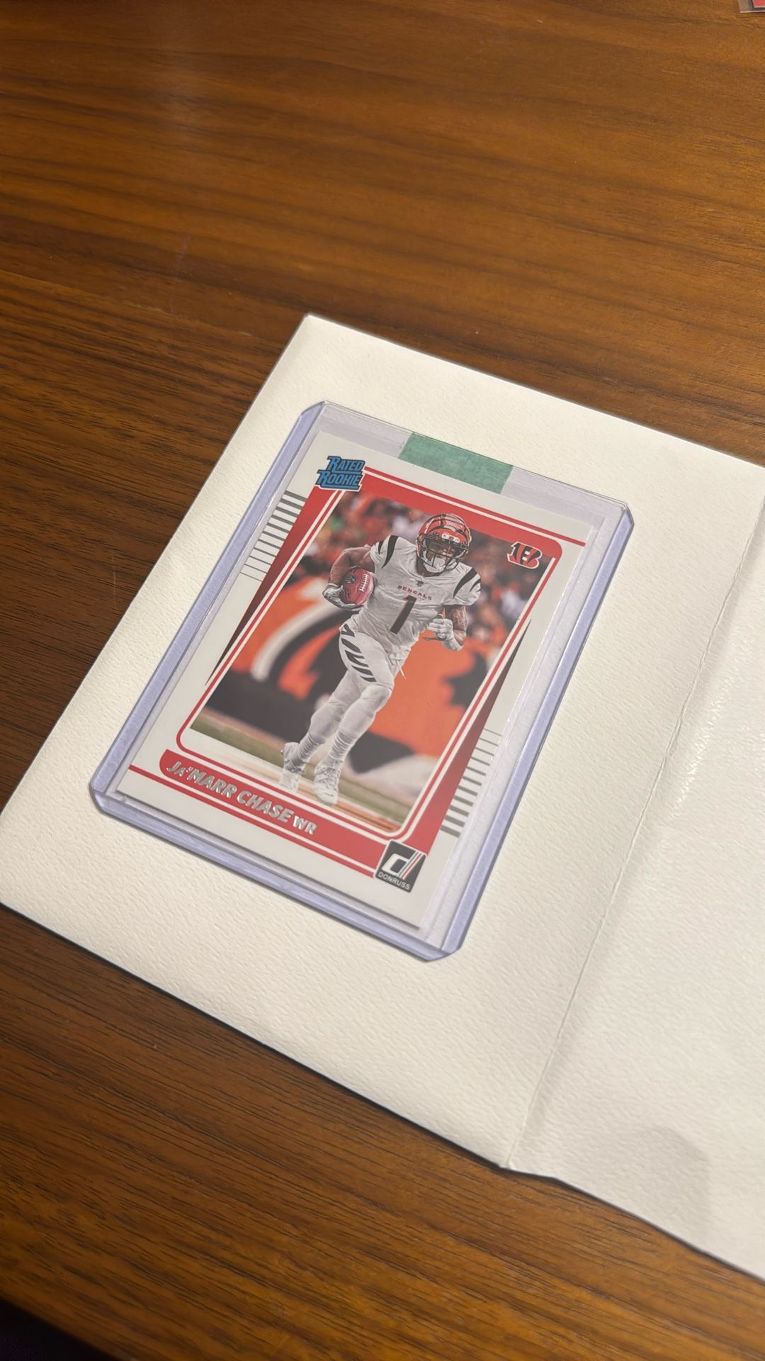 Jamarr Chase. Rated rookie. Mint