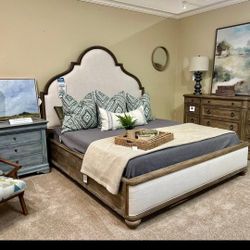 $39 Down Finance Total $2590 Bedroom Set Queen Or King Bed Dresser Nightstand Mirror And Chest Free Delivery Free Matress 