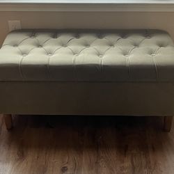 Olive Green Ottoman 