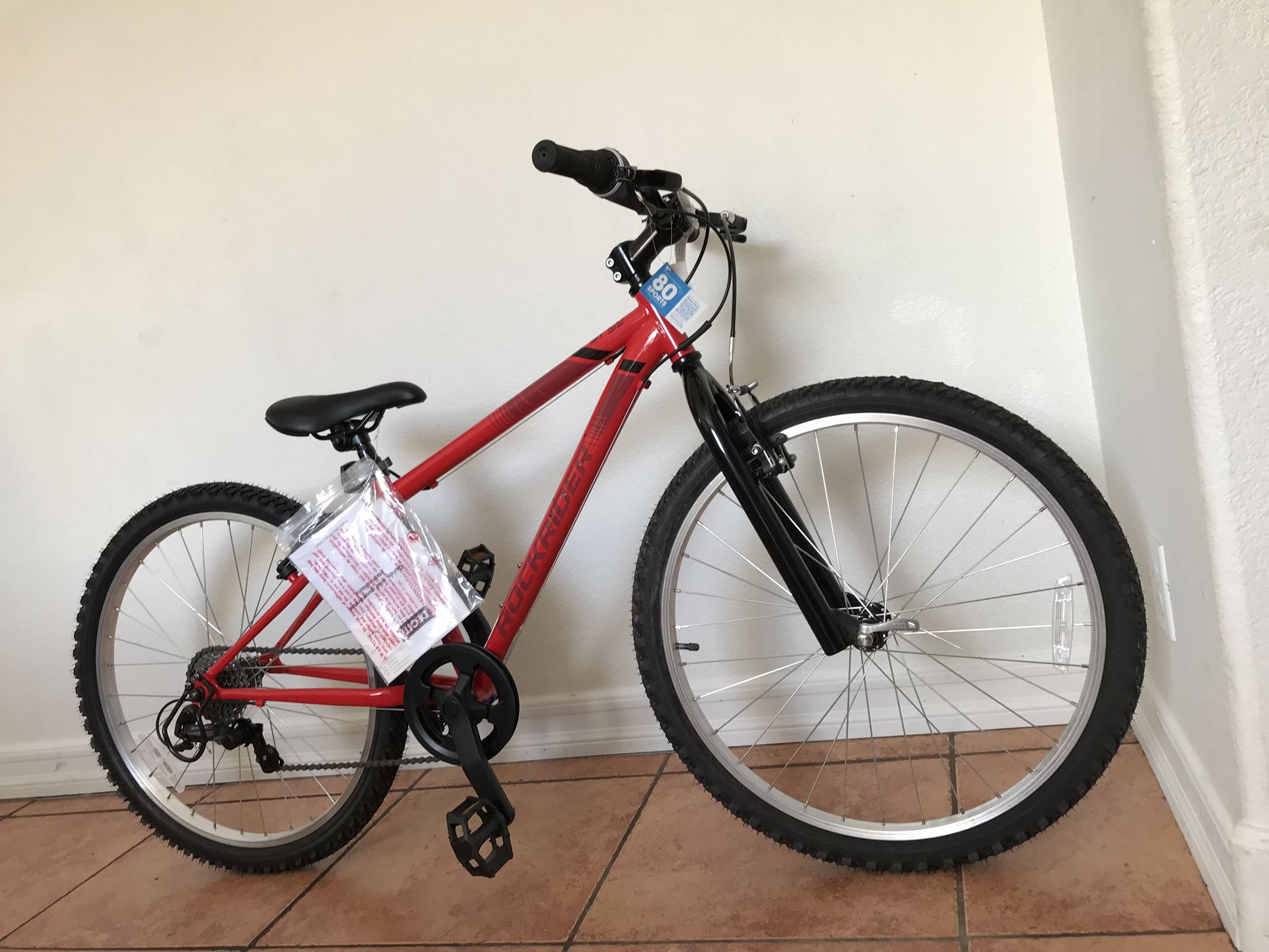 Rockrider 24 Inch Red Mountain Bike ROCKRIDER ST 900 24''kids MTB