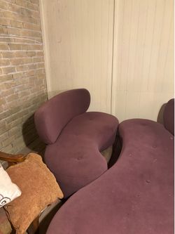 Modern Curved 2-Piece Modular Sofa Set