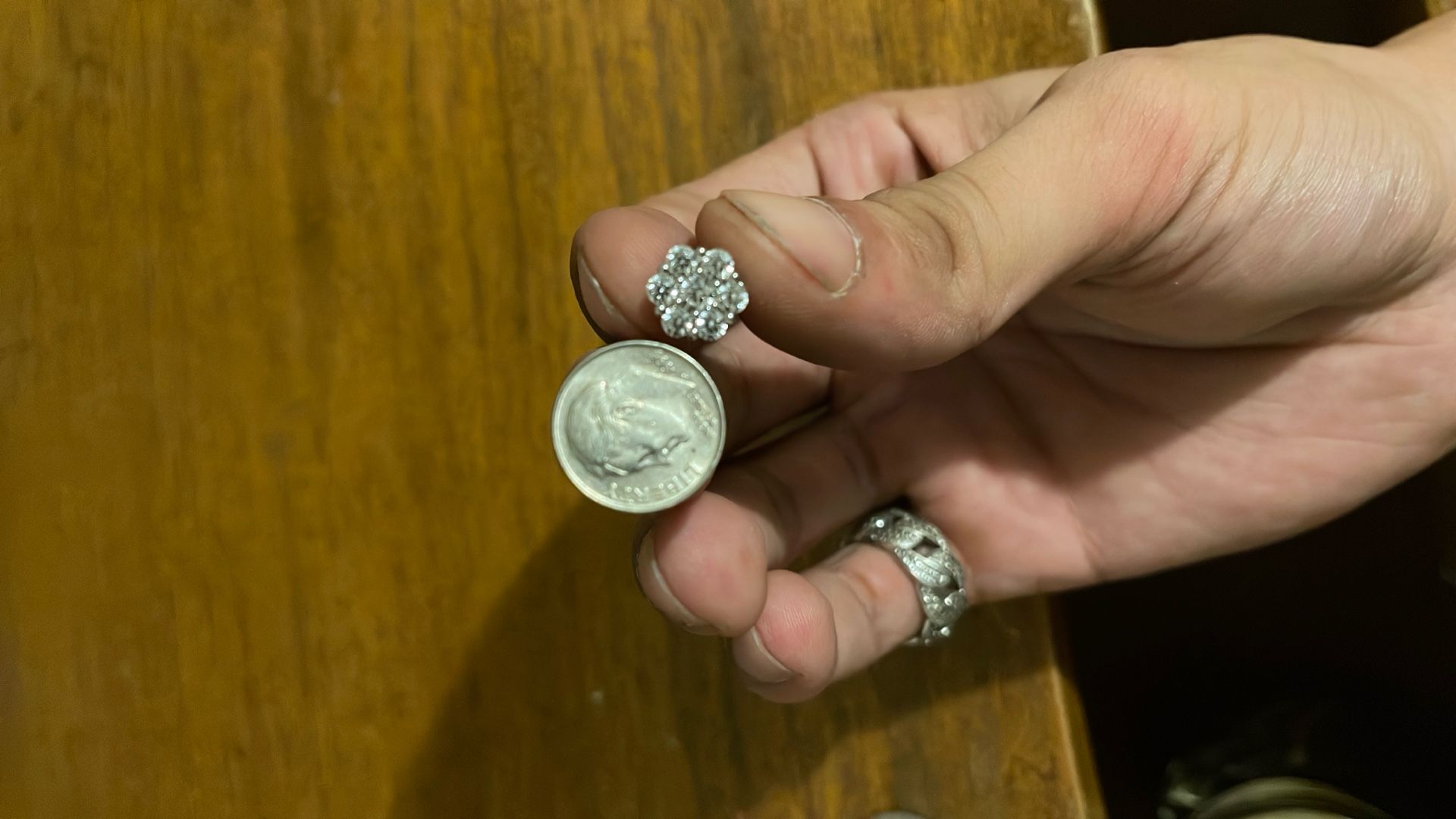 Real Diamond Earrings 