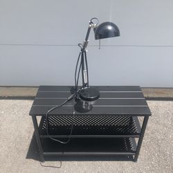 Ikea Bench/ Shoe Rack/ Lamp 