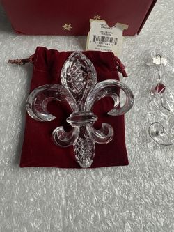 Fleur De Lys Waterford Crystal Ornament