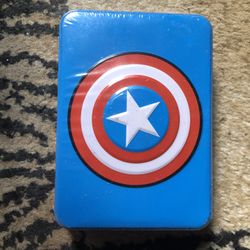 Capt. America Special Edition Playing Cards-in Tin