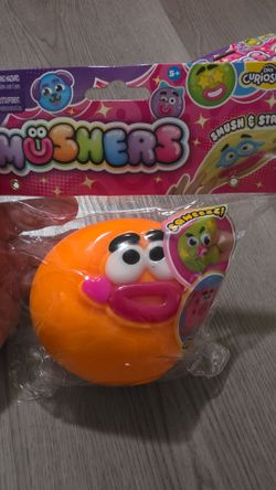 ORB Orange Smushers Squeeze Toy